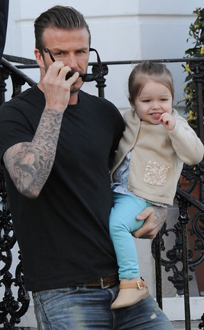 David Beckham, Harper Beckham David Beckham, Harper Beckham
